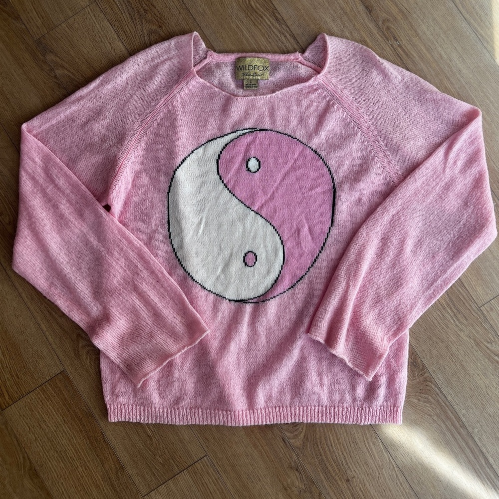 Wildfox Yin Yang Penny Lane Sweater sz Small
